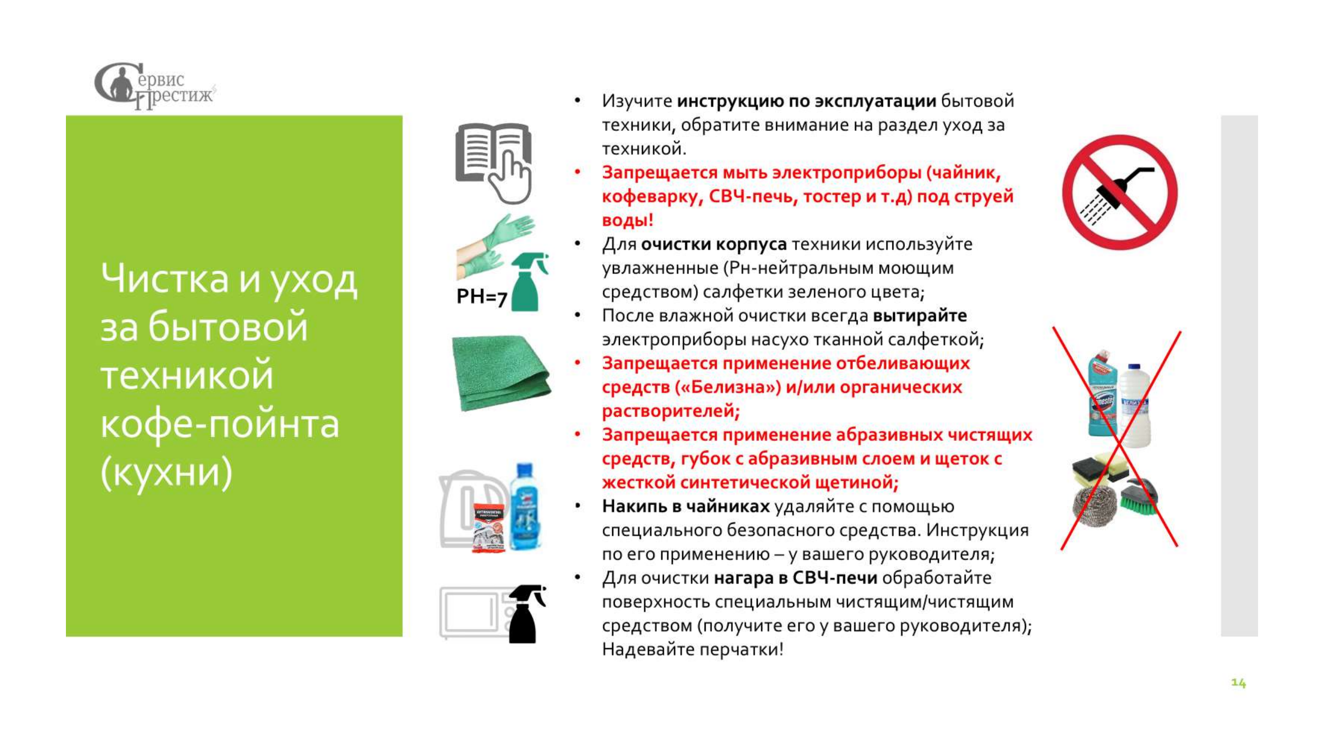 Чистка и уход за бытовой техникой кофе-поинта