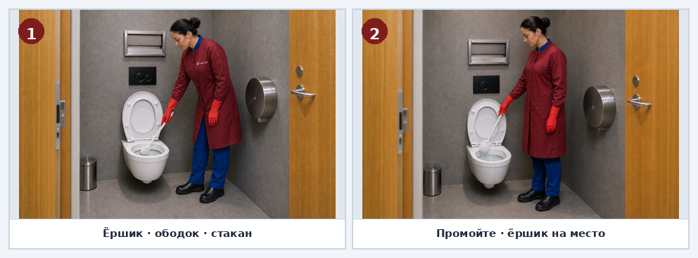 Мытьё под ободком